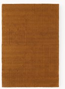 Tapete de lã artesanal com relevo Alexia