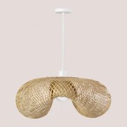 Lâmpada De Teto Suspensa Em Bambu Kariba Natural - Sklum