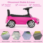 Carrinho de passeio 3 em 1 com capota ajustável e barra de direção - Preto