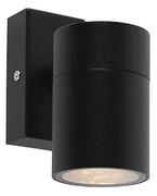 LED Aplique de exterior inteligente preto incluindo WiFi GU10 IP44 - Solo Moderno