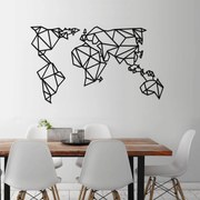 Acessório Decorativo de Parede Metal-312 – Preto – 140 x 80 cm
