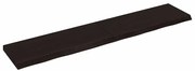 vidaXL Prateleira de parede carvalho tratado castanho-escuro