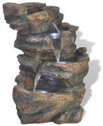 Chafariz interior com luz LED, resina