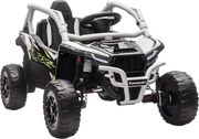 AIYAPLAY Veículo Off-Road Elétrico 12 V para Crianças, Controlo Remoto, Luzes LED, Música, Buzina, para Crianças de 3-8 Anos, Cinza | Aosom Portugal