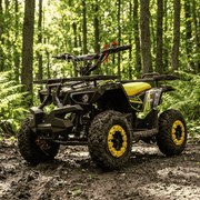 Moto 4 para crianças Gasolina 50cc ATV Explorer Amarela