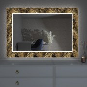 Espelho LED com decoração D2