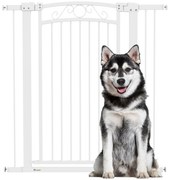 PawHut Barreira de Segurança para Cães Extensível 76-102 cm Barreira p