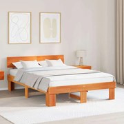 vidaXL Estrutura da Cama Castanho-mel 160 x 200 cm Madeira de Pinheiro
