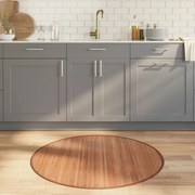 vidaXL Tapete redondo 100 cm bambu natural