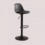 Banco Alto Ajustável Nórdico Preto - Sklum