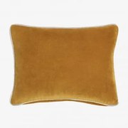Almofada Retangular 30x40 Cm Em Veludo Trincy Mostaza - Sklum