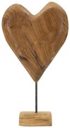 ESCULTURA DOBU EM TECA RECICLADA CM 25X12X45 (PEÇAS ÚNICAS - NÃO SUBSTITUÍDAS EM SÉRIE)