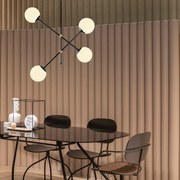 Candeeiro de Teto Best – Preto – 80 x 80 cm