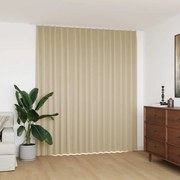 vidaXL Cortina blackout com ganchos 290x245 cm bege