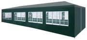 vidaXL Tenda para festas 3x12 m verde