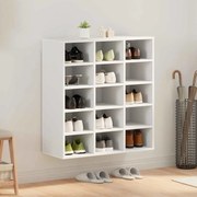 vidaXL Armário de Sapatos com prateleira Branco 77.5 x 30 x 83.5 cm