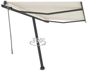 Toldo automático independente 350x250 cm cor creme