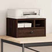 vidaXL Suporte impressora 40x32x22,5cm deriv.madeira carvalho castanho