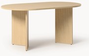 Mesa de jantar oval em madeira Toni, vários tamanhos