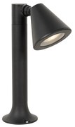 Candeeiro de exterior moderno preto 30 cm IP44 ajustável - Ciara Moderno