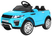 Carro elétrico para Crianças Rapid Racer 12V, Rodas de Espuma EVA Azul