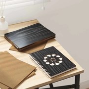 vidaXL Painéis de Decoração 12 pcs Carvalho Preto 21 x 30 x 0,27 cm
