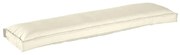 Almofada de Palete para Banco Creme 150 x 40 x 8 cm, feita em tecido O