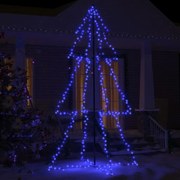 vidaXL Árvore de Natal em cone 300 LEDs 120x220 cm interior e exterior
