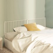vidaXL Cabeceira de cama 200 cm metal branco