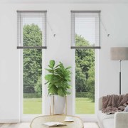 vidaXL Persiana de Janela com cortinas Outros Manual Prata 80 x 130 cm Alumínio