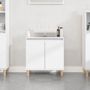 vidaXL Armário de lavatório 58x33x60 cm derivados de madeira branco