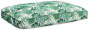 vidaXL Almofada de Pallet para Assento Padrão de Folhas 120x80x12 cm Tecido Oxford