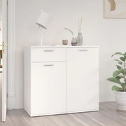vidaXL Aparador 80x36x75 cm derivados de madeira branco