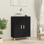 vidaXL Aparador 70x34x90 cm derivados de madeira preto