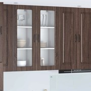 vidaXL Armário de Cozinha com porta Carvalho Marrom 40 x 31 x 100 cm