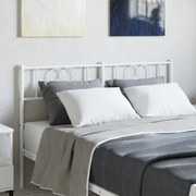 Cabeceira de cama 120 cm metal branco