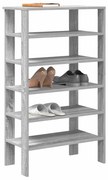 vidaXL Sapateira 61x32x105 cm derivados de madeira cinzento sonoma