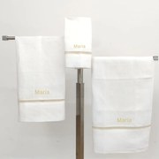 Toalha de Banho Linho JOL e Escadote Personalizada