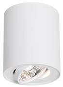 Foco de teto moderno branco rotativo e inclinável AR70 - Rondoo Up