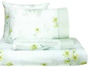 Jogo de lençóis estampados 100% algodão percal 200 fios - Vintage LASA HOME: Para cama 150/160cm  - 1 lençol superior 260 x 290 cm + 1 lençol de baixo 260 x 290 cm + 2 fronhas almofada 50x70 cm