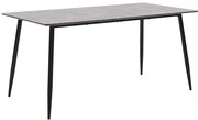 vidaXL Mesa de jantar 160x80x75 cm MDF cinzento
