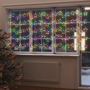 vidaXL Cortina de iluminação c/ estrelas 500 LEDs 8 funções colorido
