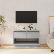 vidaXL Móvel de TV 70x41x44 cm derivados de madeira cinzento sonoma