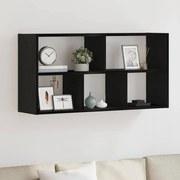 vidaXL Prateleira de parede 100x25x50 cm deriv. madeira carvalho preto