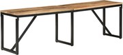 vidaXL Banco 160x35x46 cm madeira de mangueira maciça