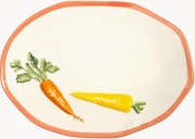 Prato de servir artesanal Carota