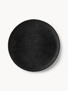 Pratos de pequeno-almoço com estrutura canelada Neri, conjunto de 2