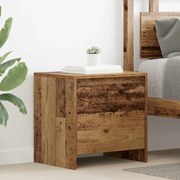 vidaXL Armário de Cabeceira Madeira antiga 45 x 34 x 44,5 cm