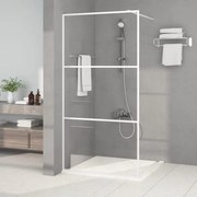 vidaXL Divisória de chuveiro prateado 100x195cm vidro ESG transparente