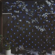 vidaXL Rede luzes de natal 4x4 m 544 luzes LED int/ext azul